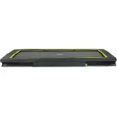 Exit Silhouette Sporttrampoline 244x366cm - Inground - Ingraaftrampoline - Rechthoekig - Voor Kinderen - Zwart