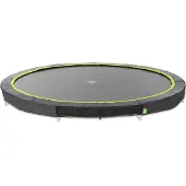 Exit Silhouette Inground Sports trampoline - Ø 427 cm - Zwart