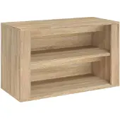 vidaXL Schoenenrek 75x35x45 cm bewerkt hout sonoma eikenkleurig