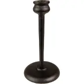 Clayre & Eef Kandelaar 21 cm Zwart Aluminium Kaarsenstandaard Zwart Kaarsenstandaard