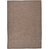 vidaXL Buitenkleed platgeweven 140x200 cm bruin