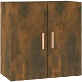 vidaXL Wandkast 60x30x60 cm bewerkt hout gerookt eikenkleurig