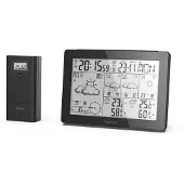 Hama Meteotime Weather Forecast Centre, black