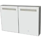 Best design Spiegelkast aluma incl. Led verlichting 80x60 cm