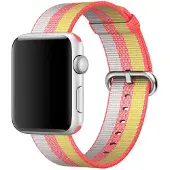 Apple Watch 38mm Red Woven Nylon Horlogeband