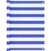 vidaXL Balkonscherm 90x300 cm HDPE blauw en wit