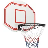 vidaXL Basketbalbord 90x60x2 cm polyetheen wit