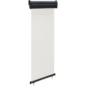 vidaXL Balkonscherm 65x250 cm crèmekleurig
