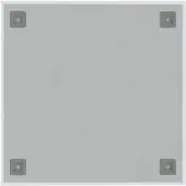 vidaXL Magneetbord voor aan de wand 40x40 cm glas