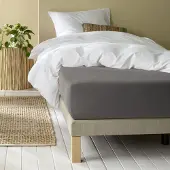 MOODIT Hoeslaken Alina Grey-180/200 x 200/220