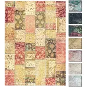 Tesso Living Vloerkleed Michele | Tesso Living katoen rood 280x195 cm vloerkleden | NADUVI