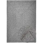 Tesso Living Vloerkleed Sisi | Tesso Living kunstvezel grijs 200x80 cm vloerkleden | NADUVI