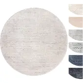 Tesso Living Vloerkleed Romy rond | katoen beige 195x195 cm vloerkleden | NADUVI