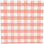 Papstar servetten rood/wit , 33x33 cm, 1 laags. 200 stuks
