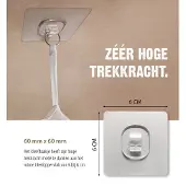 Deconet Ophangset Kleefhaakje (Set van 2)