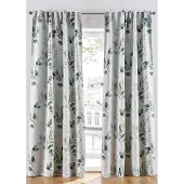 Bonprix Verduisterend gordijn met glanzende bloemenprint (1 stuk) maat H/B: 225/130 cm