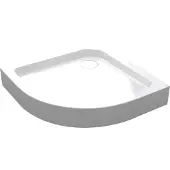 Best design Douchebak opbouw project kwartrond 90x90x14 cm hoogglans wit