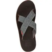Reef Heren Voyage Crossover Slippers Brown / Grey Maat US7 UK6 EU39 25cm