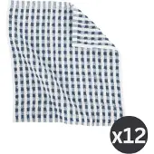 Tiseco Vaatdoek Home Studio Oman Stone Blue (Set van 6) - 32 x 35 cm
