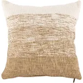 Tiseco Home - Kussen (gevuld) COTTON SLUB OMBRE - 45x45 cm - Zand