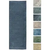 Tesso Living Kelim Vintage Vloerkleed - Blauw 80 X 145 cm - Premium Laagpolig Woonkamer Tapijt - Anti-Slip, Machinewasbaar & Super Zacht