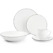 Salt&Pepper Diner set Puro White, 20 st.