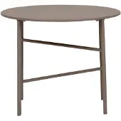 Ebuy24 Pesetos tuintafel bijzettafel Ø50cm H40cm okkernoot decor.