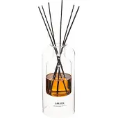 Atmosphera | Amber Geurverspreider | 500 ML | 6 Rotanstokjes | Ø11 cm |