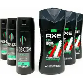 Axe Africa 3 Douchegel & 3 Deodorant Spray