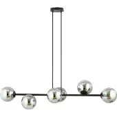 Emibig Hanglamp 6xE14 40W ROSSI 6 BL/SR 875/6