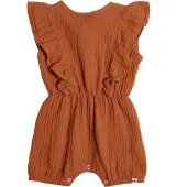 Alwero Overall Ruffles Pompoen 92-98