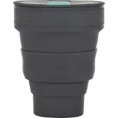 Lund London | Opvouwbare Beker | Koffiebeker To-Go | Silicone | 350 ML | Grijs