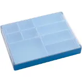 GameGenic opbergbox token silo blauw - bordspel accessoires stapelbaar.