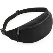 Bagbase Heuptas/fanny pack zwart met verstelbare band - Heuptassen