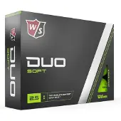 Wilson Duo Soft Golf Balls Green Standard Golfbal