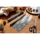 Nuts Bijenwasdoek op rol – motief winters grijs - 90x30,5cm