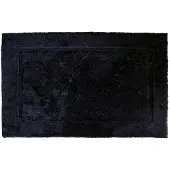 Wicotex badmat 60x90cm. acryl zwart uni