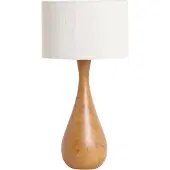 Raw Materials Aspen tafellamp Bottle - Teakhout - 27x27x52 cm