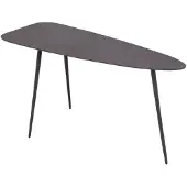 Ptmd collection PTMD Bijzettafel Melvy - 76x33x39 cm - Aluminium - Paars