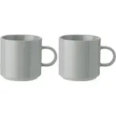 Stelton Mok Grey 200 ml (Set van 2)