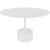 Leitmotiv Bijzettafel Nowa Low | ijzer wit 55x55x35 cm bijzettafels | NADUVI