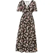 Bonprix Jurk gemengde kleuren / zwart