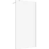 Guido Gusto Inloopdouche 90x200 8mm Nano glas mat wit serie Silvio melkglas