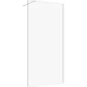 Guido Gusto Inloopdouche 100x200 8mm Nano glas mat wit serie Silvio