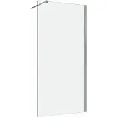 Guido Gusto Inloopdouche 100x200 8mm Nano glas chroom serie Silvio