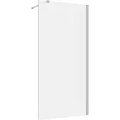 Guido Gusto Inloopdouche 90x200 8mm Nano glas RVS serie Silvio melkglas