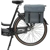 Beck Canvas Fietstas Inhoud: 35L, Kleur: grijs