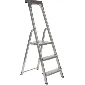 Escalo Euro Step - Trapladder 3 Treden - Aluminium - Antislip - Lichtgewicht