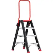 Altrex Taurus TDO 4 Dubbele Trap - Aluminium Met Coating - 2 X 4 Treden - Max. Werkhoogte 2,95m