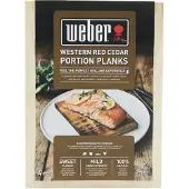 Weber Cederhouten portie rookplank 4 stuks